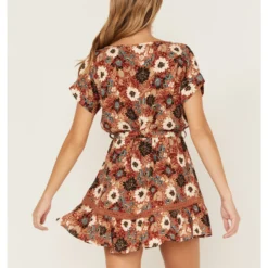 Shyanne Women's Floral Print Ruffle Dress -Default Template 4 2000372968 203 P4