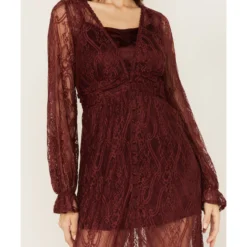 Shyanne Women's Floral Lace Duster Dress 6 Shyanne Women's Floral Lace Duster Dress -Default Template 4 2000373015 646 P3