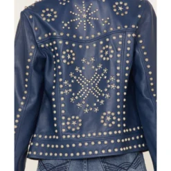 Idyllwind Women's Studded Moto Leather Jacket -Default Template 4 2000373396 400 P3