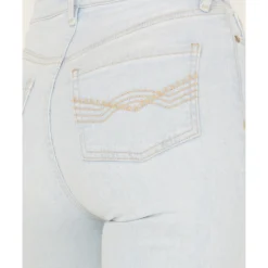 Idyllwind Women's Light Wash West Avenue High Risin Distressed Flare Jeans -Default Template 4 2000373406 412 P3