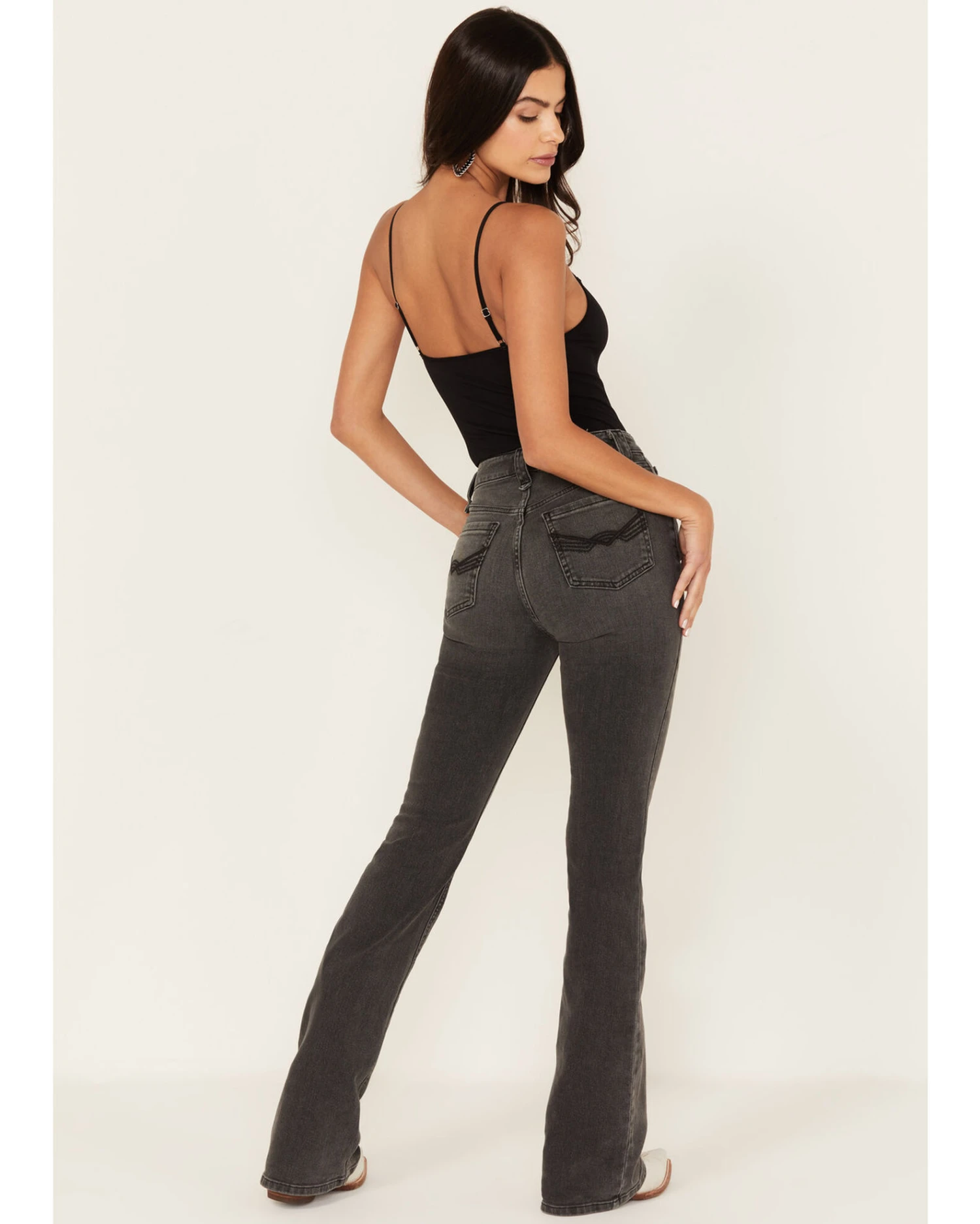 Idyllwind Women's Twelve South Wash Down High Risin Lace-Up Bootcut Jeans 3 Idyllwind Women's Twelve South Wash Down High Risin Lace-Up Bootcut Jeans - Image 3