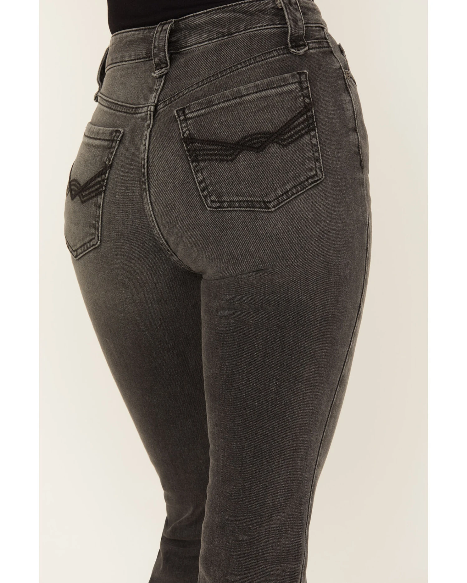 Idyllwind Women's Twelve South Wash Down High Risin Lace-Up Bootcut Jeans 4 Idyllwind Women's Twelve South Wash Down High Risin Lace-Up Bootcut Jeans - Image 4