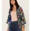 Johnny Was Women's Ella Floral Reversible Kimono