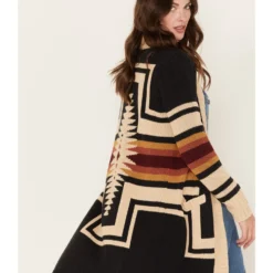 Pendleton Women's Harding Striped Vibrant Pattern Knit Cardigan Sweater -Default Template 4 2000374174 022 P4