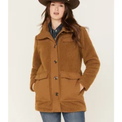 Pendleton Women's Dearborn Barn Wool Fleece Coat