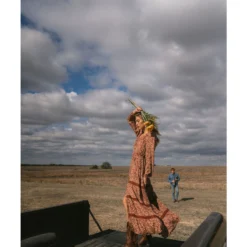 Idyllwind Women's Floral Print Tiered Maxi Dress