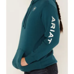 Ariat Women's Embroidered Logo Hoodie -Default Template 4 2000374275 400 P3