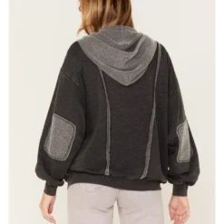 Cleo + Wolf Women's Seamed Zip Hoodie 7 Cleo + Wolf Women's Seamed Zip Hoodie -Default Template 4 2000374823 001 P4