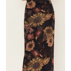 Cleo + Wolf Women's Floral Print Sheer Midi Skirt 7 Cleo + Wolf Women's Floral Print Sheer Midi Skirt -Default Template 4 2000374825 001 P4