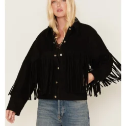 Understated Leather Women's Howling Moon Fringe Jacket