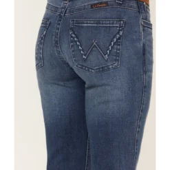 Wrangler Women's Medium Wash Mid Rise Q-Baby Bootcut Ultimate Riding Jeans -Default Template 4 2000375065 400 P4