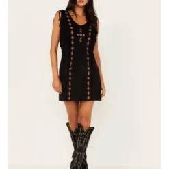 Idyllwind Women's Central Pike Fringe Embroidered Dress