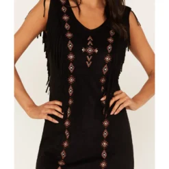 Idyllwind Women's Central Pike Fringe Embroidered Dress -Default Template 4 2000375285 001 P3