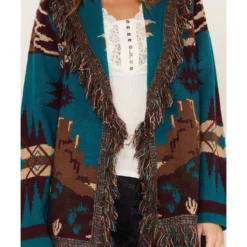 Idyllwind Women's River Run Southwestern Print Belted Cardigan -Default Template 4 2000375293 400 P3