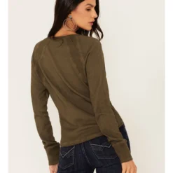 Idyllwind Women's French Terry Henley Shirt -Default Template 4 2000375301 341 P4