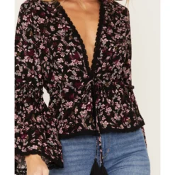 Idyllwind Women's Fall For Me Floral Print Bell Sleeve Kimono -Default Template 4 2000375306 001 P3