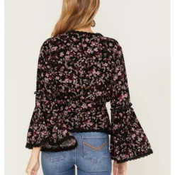 Idyllwind Women's Fall For Me Floral Print Bell Sleeve Kimono -Default Template 4 2000375306 001 P4