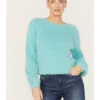 Rock & Roll Denim Women's Fuzzy Knit Sweater