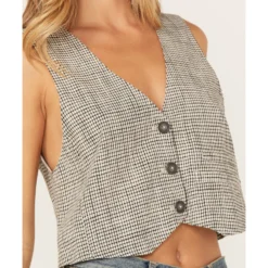 Free People Women's Heritage Micro Vest 6 Free People Women's Heritage Micro Vest -Default Template 4 2000378059 001 P3