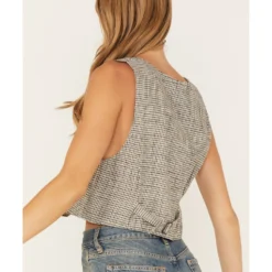 Free People Women's Heritage Micro Vest 7 Free People Women's Heritage Micro Vest -Default Template 4 2000378059 001 P4