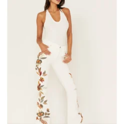 Driftwood Women's Farrah Feathery Corduroy FlareĀ Jeans