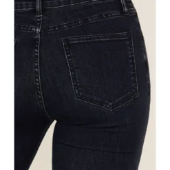 Saints & Hearts Women's Dark Wash High Rise Embroidered Slit Flare Jeans 7 Saints & Hearts Women's Dark Wash High Rise Embroidered Slit Flare Jeans -Default Template 4 2000379209 400 P4