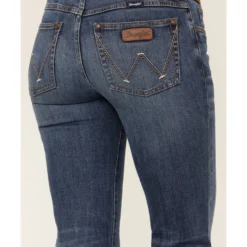 Wrangler Retro Women's Dark Wash Mid Rise Mae Trouser Jeans 7 Wrangler Retro Women's Dark Wash Mid Rise Mae Trouser Jeans -Default Template 4 2000380199 400 P4