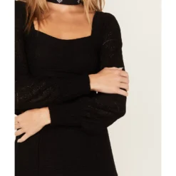 Idyllwind Women's Dallas Smocked Lace Crop Top -Default Template 4 2000380684 001 P3