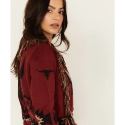 Idyllwind Women's Savannah Southwest Fringe Cardigan -Default Template 4 2000380687 605 P3