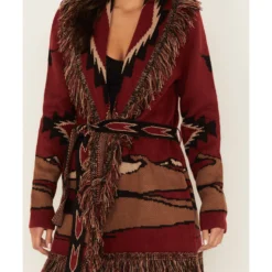 Idyllwind Women's Savannah Southwest Fringe Cardigan -Default Template 4 2000380687 605 P4