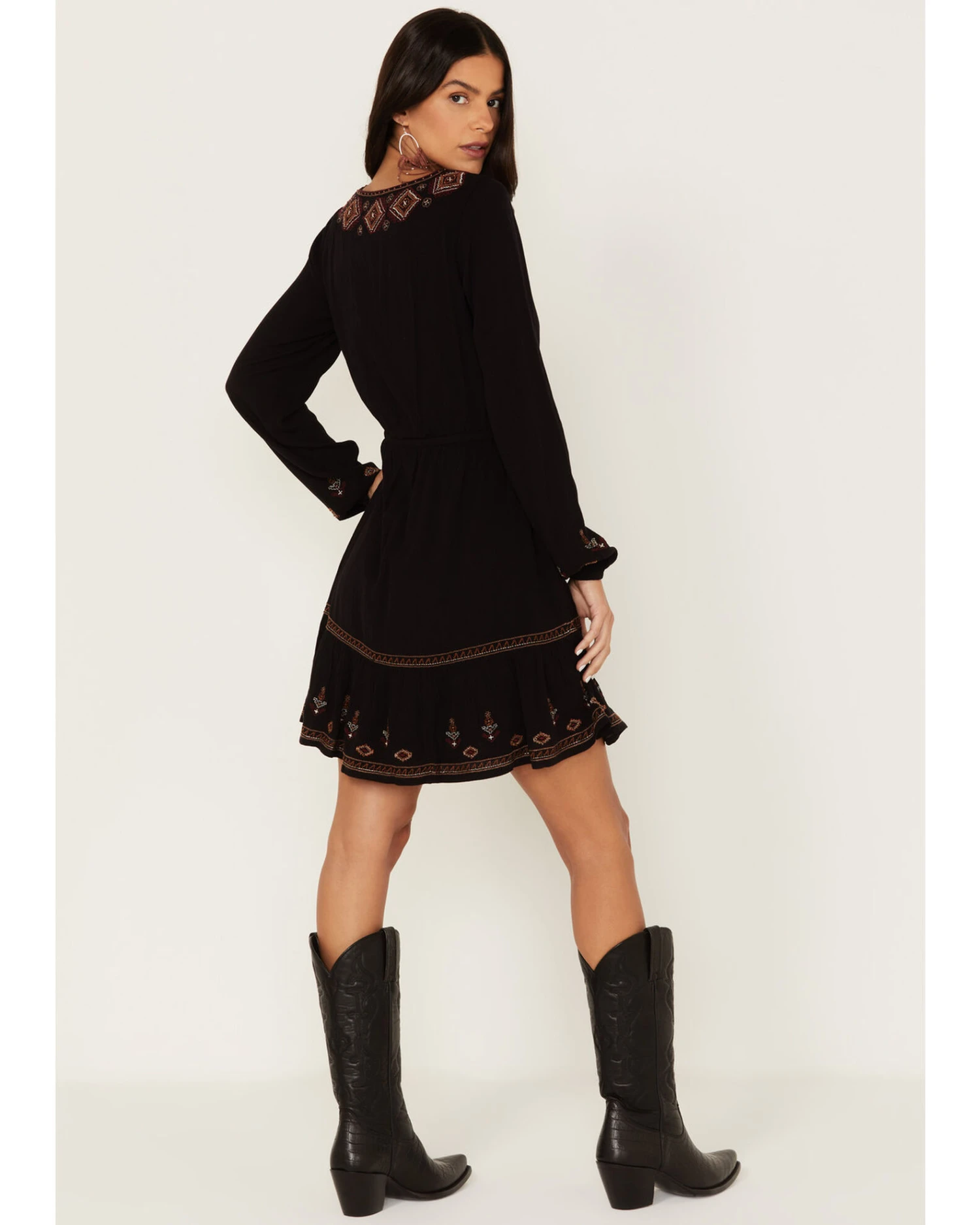 Idyllwind Women's Hurst Embroidered Mini Dress 4 Idyllwind Women's Hurst Embroidered Mini Dress - Image 4