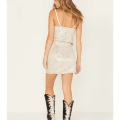 Idyllwind Women's Austin Sequin Mini Skirt -Default Template 4 2000380711 040 P4