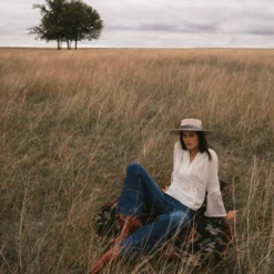 Idyllwind Women's Memphis Bell Sleeve Crochet Top