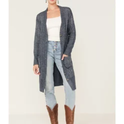 Cleo + Wolf Women's Marled Cardigan Sweater