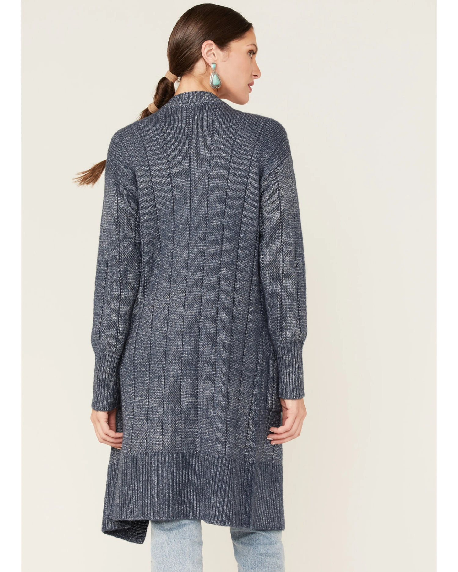 Cleo + Wolf Women's Marled Cardigan Sweater 4 Cleo + Wolf Women's Marled Cardigan Sweater - Image 4