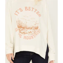 Cleo + Wolf Women's Rockies Graphic Sweatshirt -Default Template 4 2000380769 681 P3