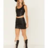 Idyllwind Women's Gallaway Studded Leather Mini Skirt