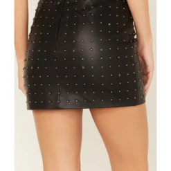 Idyllwind Women's Gallaway Studded Leather Mini Skirt 7 Idyllwind Women's Gallaway Studded Leather Mini Skirt -Default Template 4 2000381084 001 P4