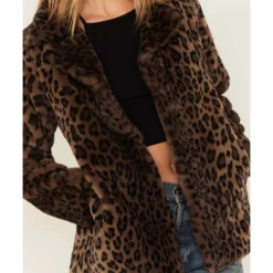 Shyanne Women's Leopard Print Faux Fur Coat -Default Template 4 2000381354 022 P3