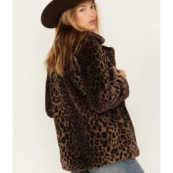 Shyanne Women's Leopard Print Faux Fur Coat -Default Template 4 2000381354 022 P4