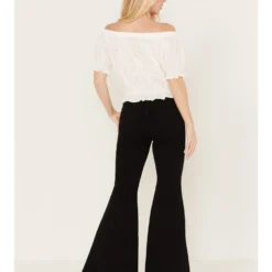 Shyanne Women's High Rise Super Flare Tulip Jeans 6 Shyanne Women's High Rise Super Flare Tulip Jeans -Default Template 4 2000381362 001 P3