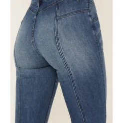 Shyanne Women's Medium Wash High Rise Eden Stretch Flare Jeans -Default Template 4 2000381363 414 P4