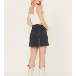 Shyanne Women's Medium Wash Denim Mini Skirt 6 Shyanne Women's Medium Wash Denim Mini Skirt -Default Template 4 2000381368 414 P3