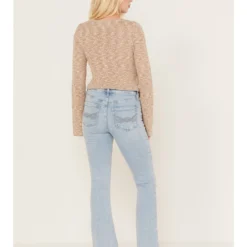 Idyllwind Women's Melbourne Medium Wash High Risin Distressed Bootcut Jeans -Default Template 4 2000381385 414 P3