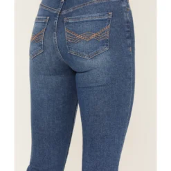 Idyllwind Women's Navaho Dark Wash High Risin' Distressed Bootcut Jeans -Default Template 4 2000381386 416 P4