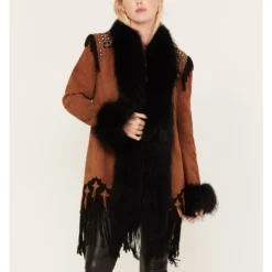 Double D Ranch Women's Morning Star Leather Jacket