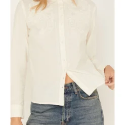 Shyanne Women's Floral Embroidered Long Sleeve Button-Down Western Shirt 6 Shyanne Women's Floral Embroidered Long Sleeve Button-Down Western Shirt -Default Template 4 2000381810 105 P3