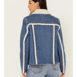 Idyllwind Women's Medium Wash Sherpa-Lined Denim Jacket -Default Template 4 2000382095 414 P5