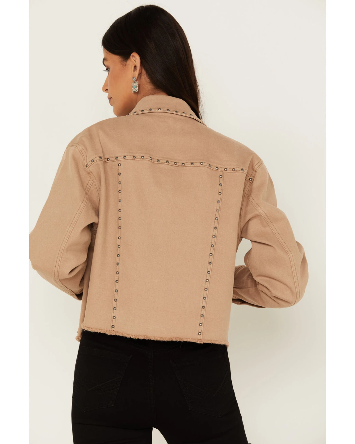 Idyllwind Women's Studded Cropped Jacket 4 Idyllwind Women's Studded Cropped Jacket - Image 4