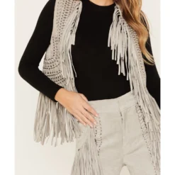 Wonderwest Women's Suede Fringe Vest -Default Template 4 2000382474 020 P3